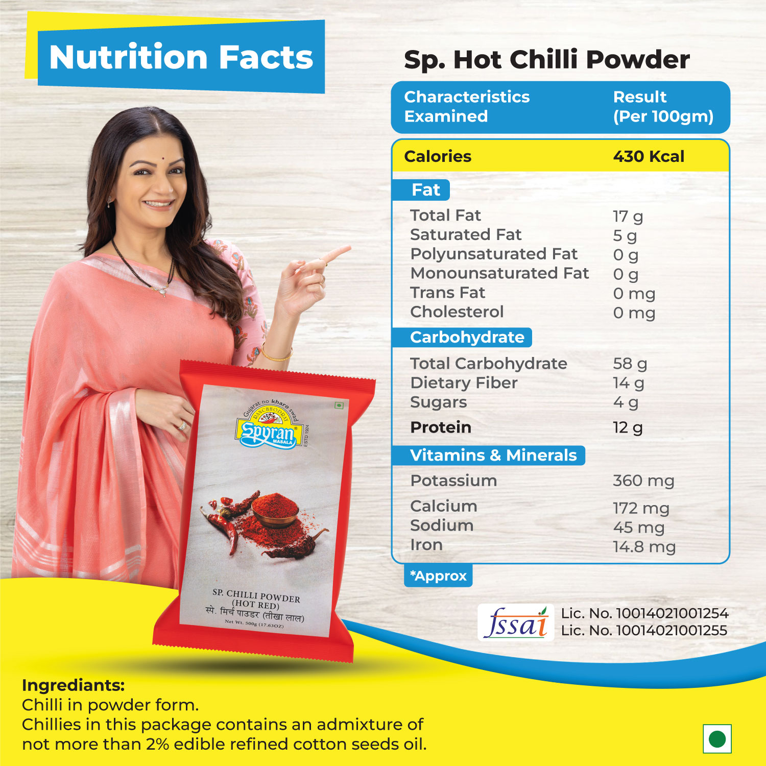Chilli/Marcha Powder Hot Red